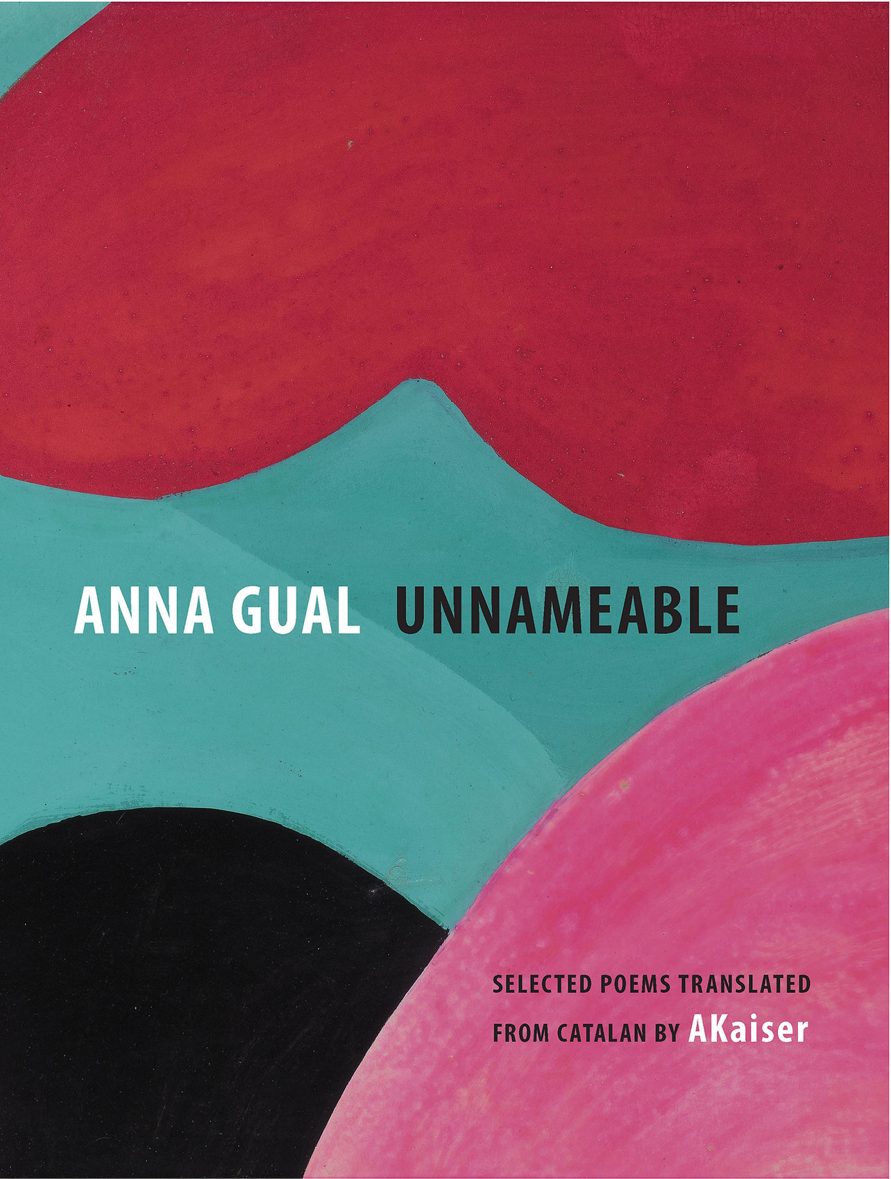 Cover of Unnameable by Anna Gual. Selected Poems Translated from Catalan by AKaiser